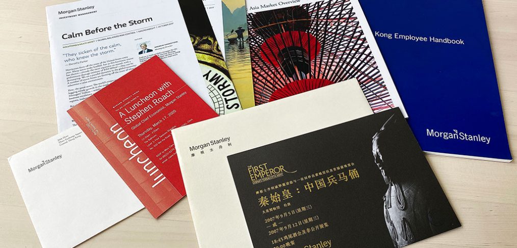 Corporate communications material